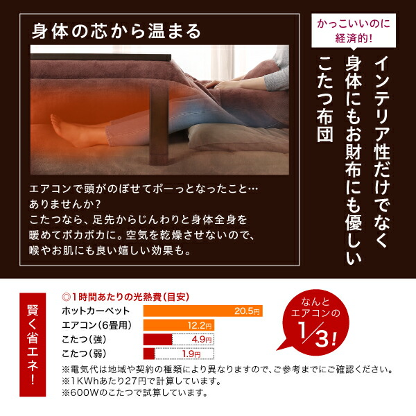 ヴィンテージ調 幾何柄織りこたつ布団 ASSEN アッセン 商品説明画像19
