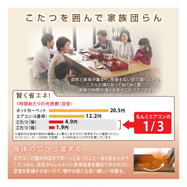 大判ボリュームこたつ布団 くつろぎ 商品説明画像19