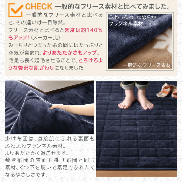 ザブザブ洗えるフラワー柄カバー＆防ダニこたつ布団 Unikot ウニコト 商品追加画像13