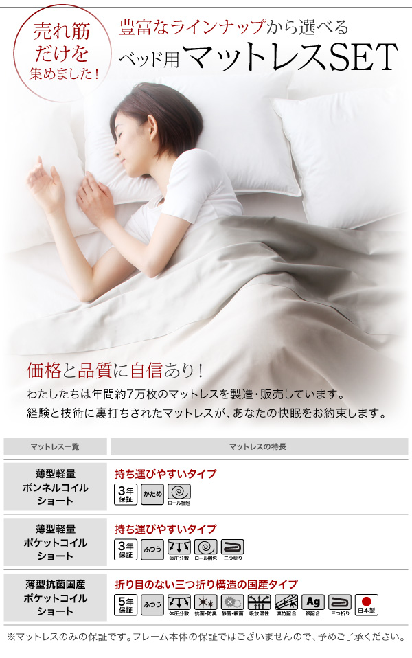 コンパクト天然木すのこベッド minicline ミニクライン 商品説明画像16