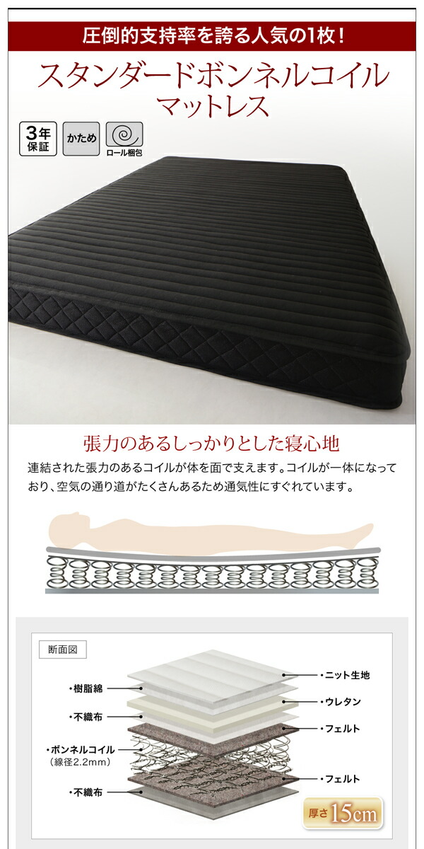 コンパクトに収納できる連結ファミリーベッド Dearka ディアッカ (ベッドフレームのみ / Aタイプ / セミシングル / ウォルナットブラウン / -　[No.100054706]) 商品説明画像16