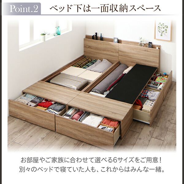 コンパクトに収納できる連結ファミリーベッド Dearka ディアッカ 商品追加画像8