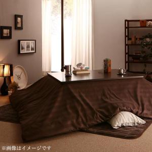 裏プレミアム毛布付きモダンストライプこたつカバー＆防ダニこたつ布団シリーズ 商品追加画像1