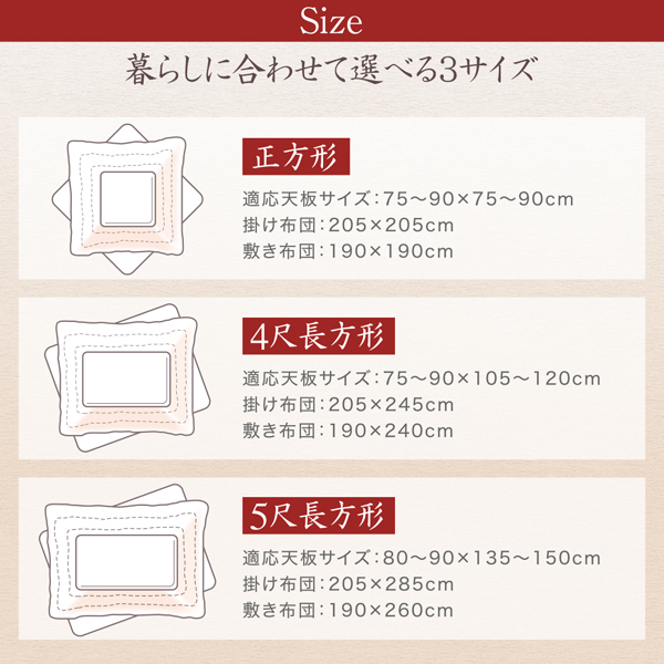 和レトロこたつ布団 こまり 商品説明画像13