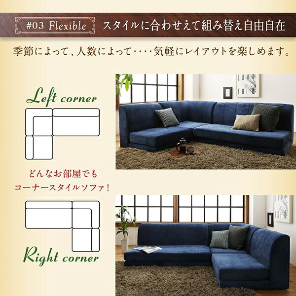こたつ天板サイズに合わせて選べる洗えるフロアコーナーソファ 商品追加画像11