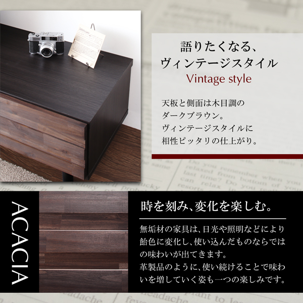 古木風ヴィンテージデザイン テレビボード Nostal-board ノスタルボード 商品説明画像4