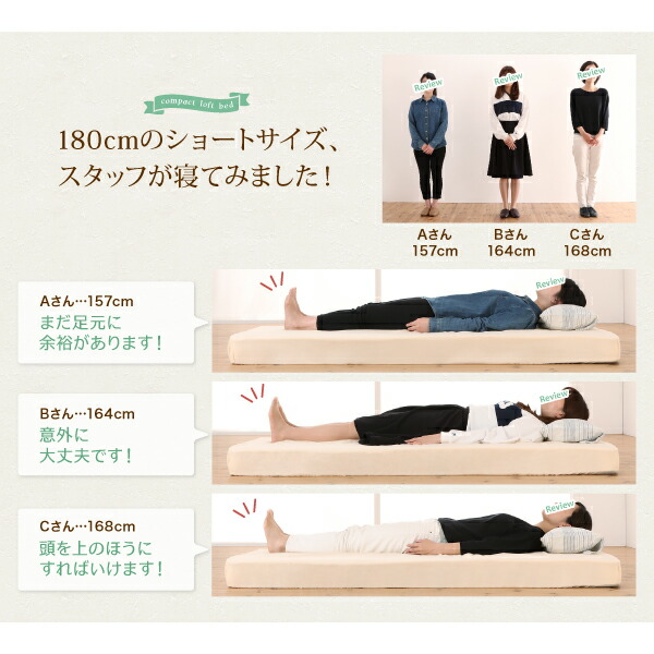 コンパクトロフトベッド Slimfit スリムフィット 商品追加画像11