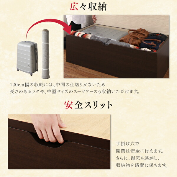 収納付きデザイン美草畳リビングステージ 風凛 フーリン 商品追加画像10