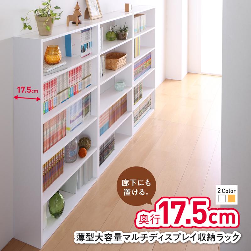 薄型大容量マルチディスプレイ収納ラック
