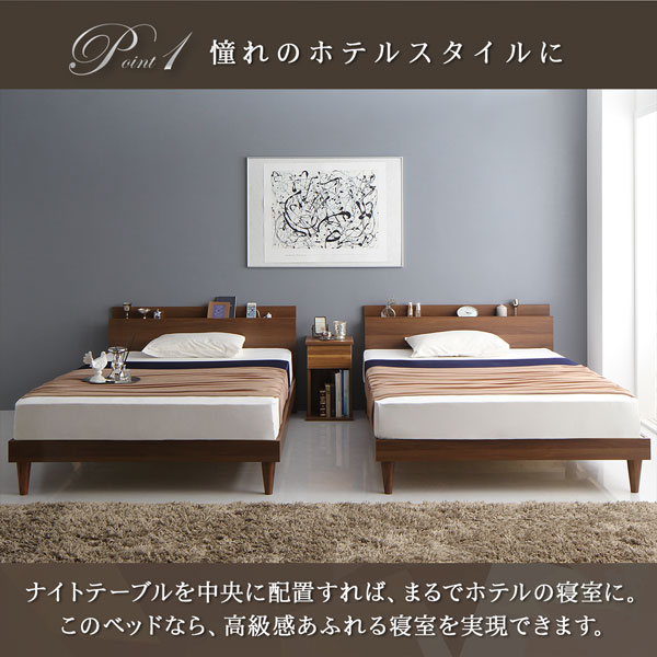 棚・コンセント付きツインすのこベッド Ruchlis ラクリス 商品追加画像4