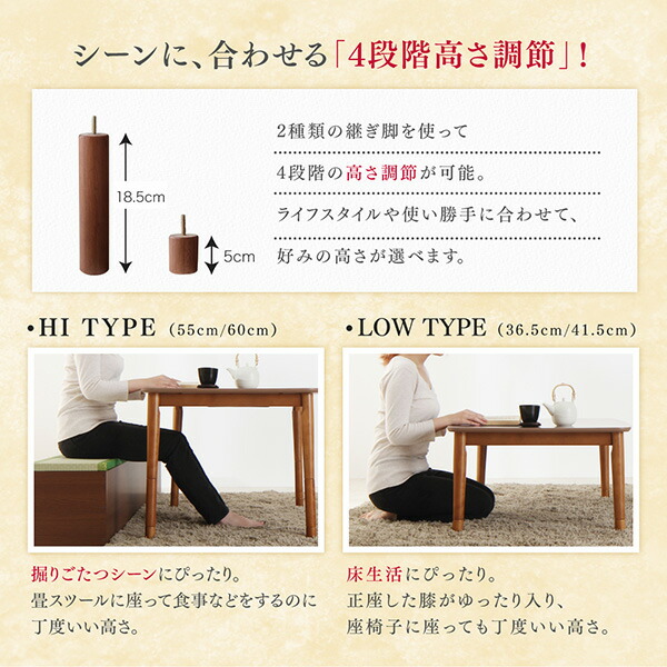 収納付きユニット畳掘りごたつシリーズ 商品説明画像12