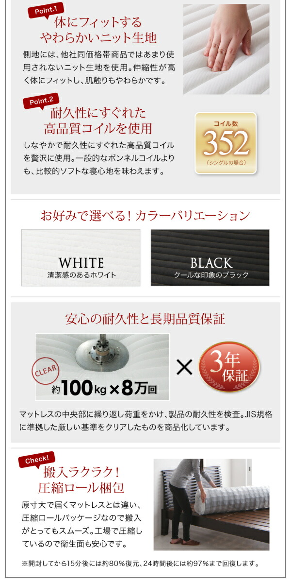 棚コンセント付きツイン連結すのこファミリーベッド Famine ファミネ (ベッドフレームのみ / ワイドK200 / ナチュラル / -　[No.100059106]) 商品説明画像19
