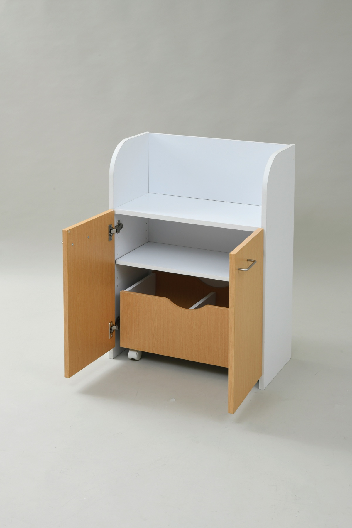 カウンター下ジュニアシリーズ 可動BOX付ラック FDK-0003 商品追加画像2