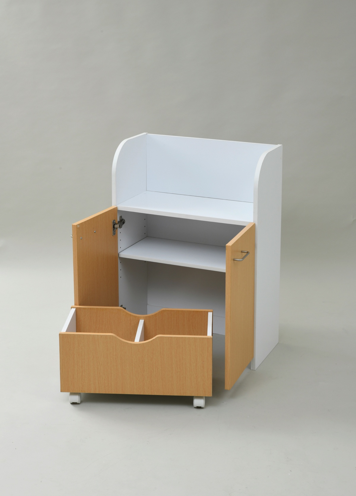 カウンター下ジュニアシリーズ 可動BOX付ラック FDK-0003 商品追加画像3
