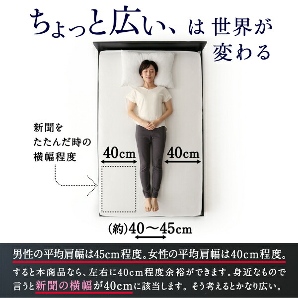 ワンルーム コンパクト おしゃれ セミダブル シンプル フロア ローベッド HIRO ヒロ 商品説明画像3
