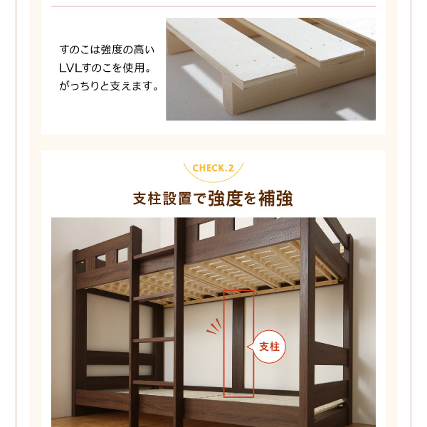 コンパクト頑丈2段ベッド minijon ミニジョン 商品説明画像10