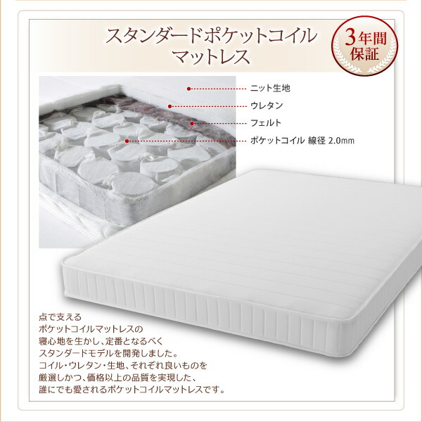 すのこ構造 脚付きマットレス ボトムファミリーベッド ALAMS アラムス 商品追加画像15