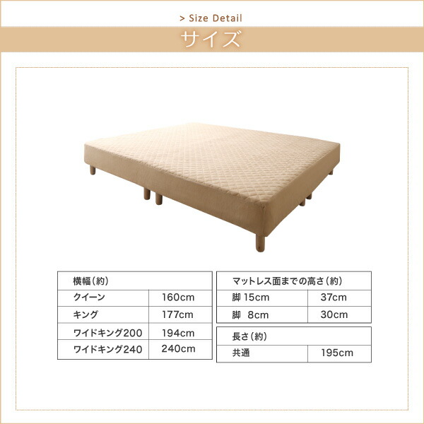 すのこ構造 脚付きマットレス ボトムファミリーベッド ALAMS アラムス 商品追加画像17