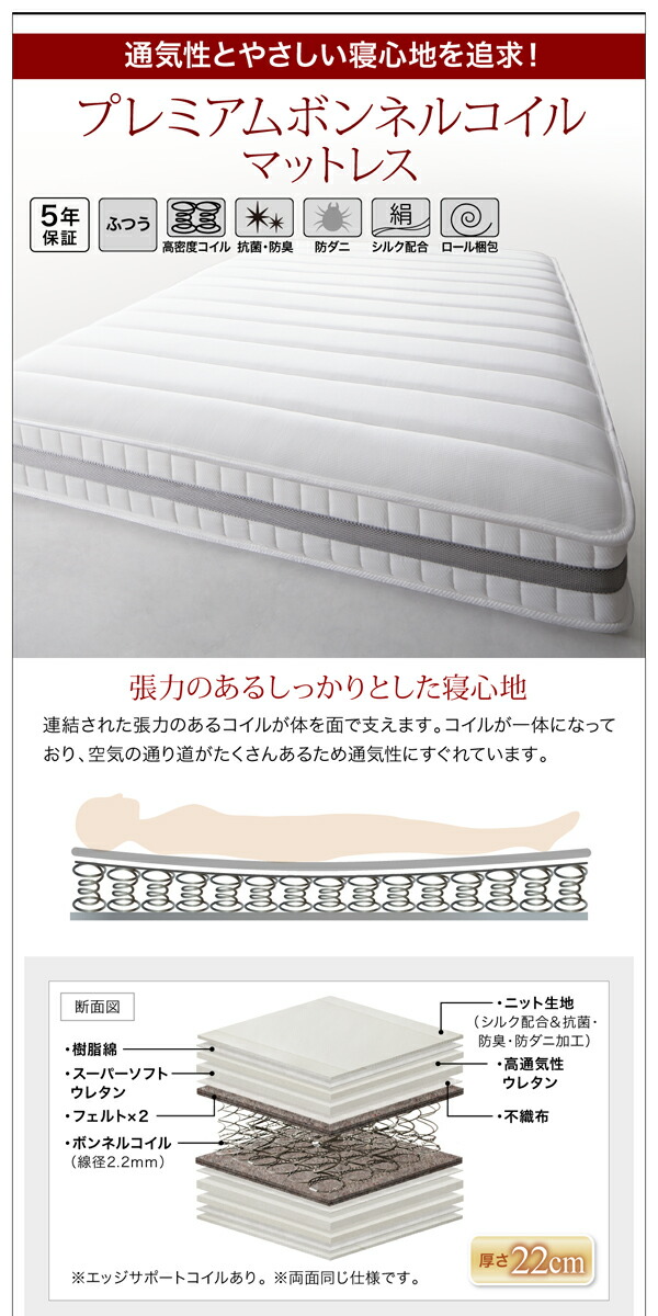 棚・コンセント付きデザインすのこベッド Grayster グレイスター 商品追加画像17