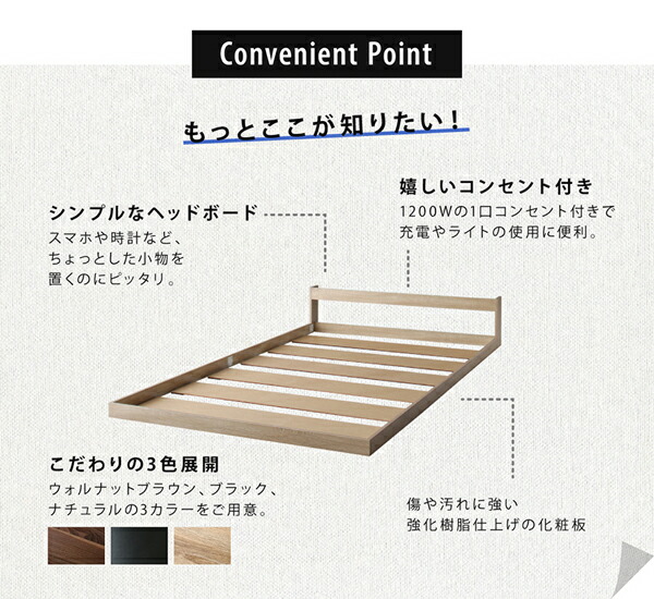 棚コンセント付きフロアローベッド SKYline 2nd スカイ・ライン セカンド 商品追加画像16