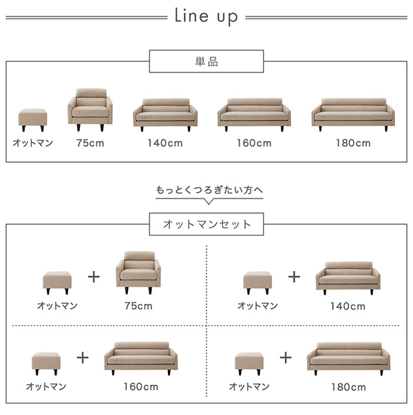 スタンダードソファ Milan ミラン 商品追加画像15