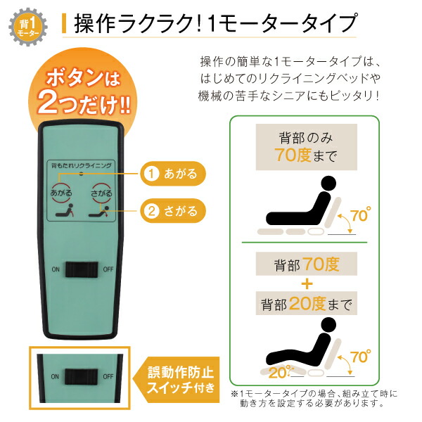 棚・照明・コンセント・引出し収納付き電動ベッド ラクストレージ 商品説明画像4