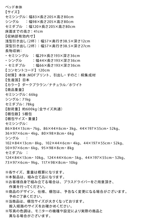 国産 多機能頑丈すのこチェストベッド Salberg サルベルグ | 家具専門 