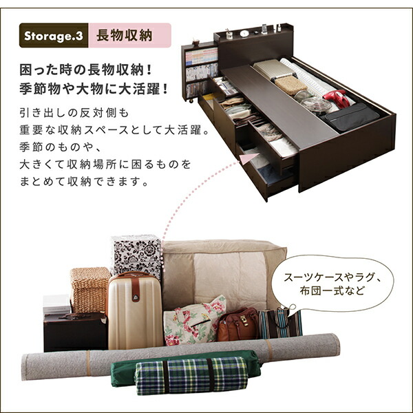 スライド収納付き コンパクトチェストベッド Compact-IN コンパクトイン 商品説明画像9