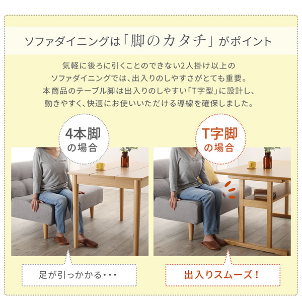 座り心地にこだわった ポケットコイル リビングダイニング Littleva リトルバ 5点セット 商品説明画像9