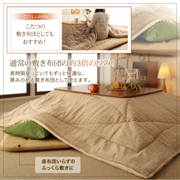 厚み40mmのふっくら厚敷きクッションラグ Vermeer フェルメル 商品追加画像8
