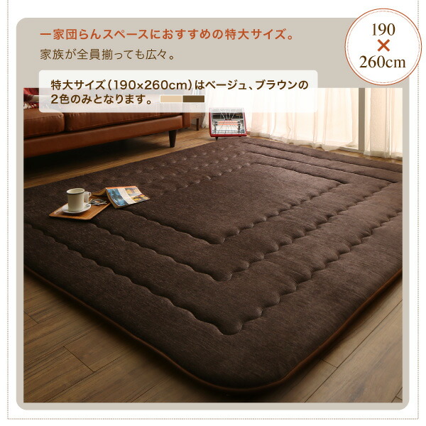 厚み40mmのふっくら厚敷きクッションラグ Vermeer フェルメル 商品追加画像13