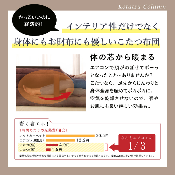 シェニール織とフランネルのモダンデザインこたつ布団 Nelvert ネルバート 商品説明画像14
