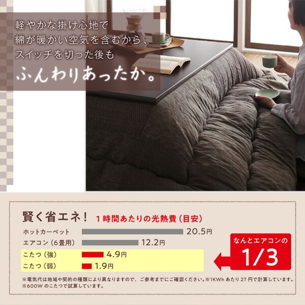 コットン100% 和モダンパッチワークの国産こたつ布団 夕霧 ゆうぎり 商品追加画像10