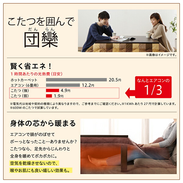 ニット風デザインこたつ布団 Allanchinoh アランチーノ 商品説明画像16