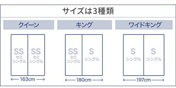 クッションボード連結ローベッド Delanna デランナ (ベッドフレームのみ / フラットタイプ+棚付クッション / クイーン(SS×2) / ネイビー　[No.100066031]) 商品説明画像3