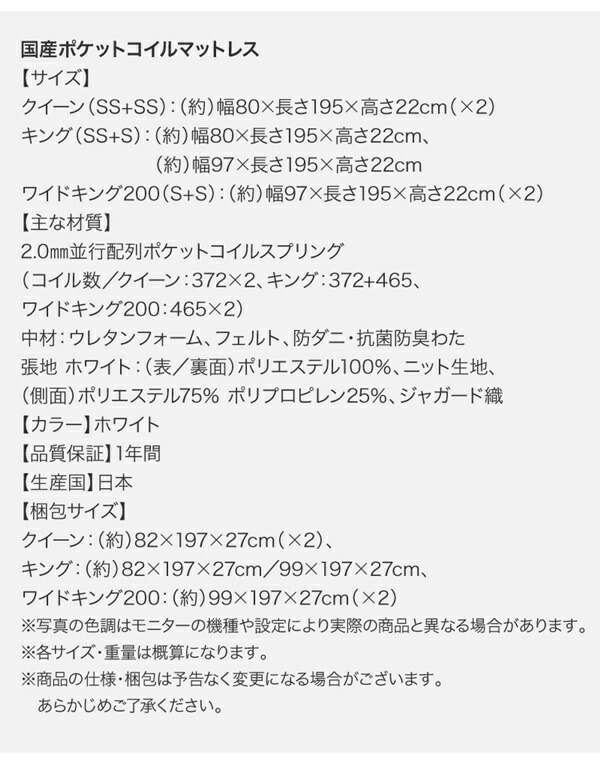 クッションボード連結ローベッド Delanna デランナ (ベッドフレームのみ / フラットタイプ+棚付クッション / クイーン(SS×2) / ネイビー　[No.100066031]) 商品説明画像25