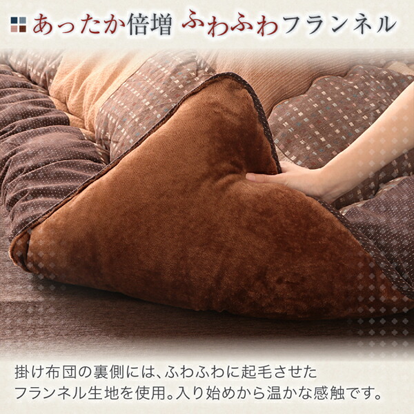 しじら織パッチワークこたつ布団 暁月 あけづき 商品追加画像8
