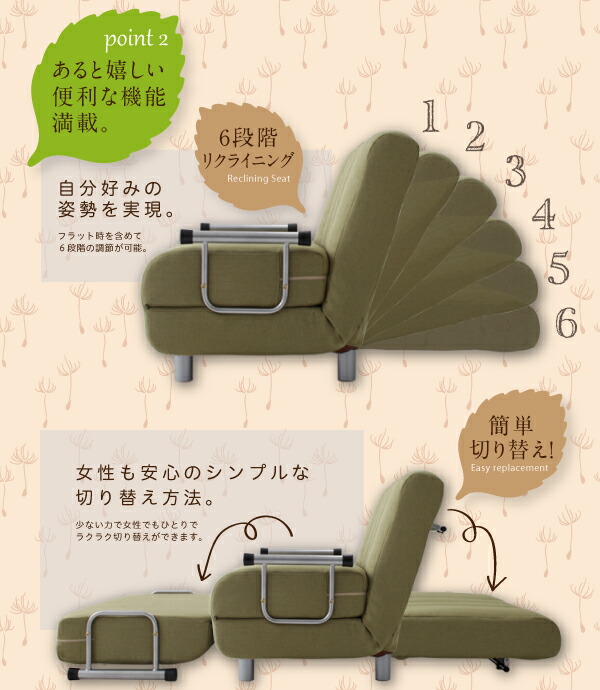 カウチソファベッド Ruco ルコ 商品追加画像7