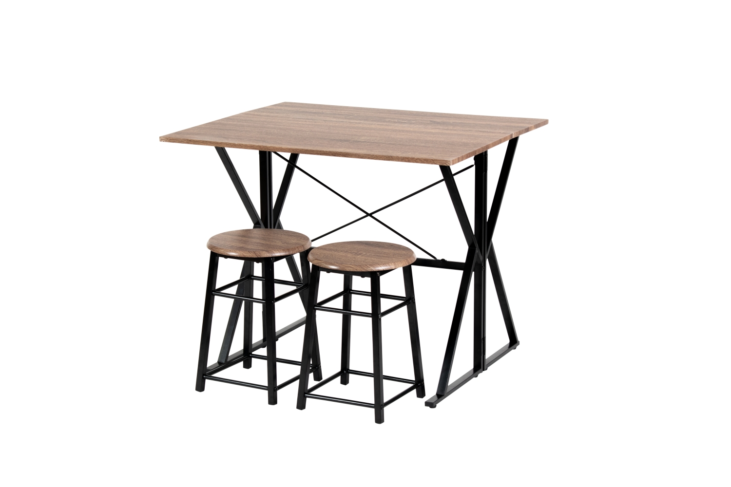 2Way 折りたたみダイニング3点セット UNI-0002 商品バリエーション画像1