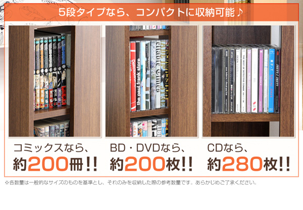 回転ブックラック5段 Kerbr ケルブル 商品説明画像8