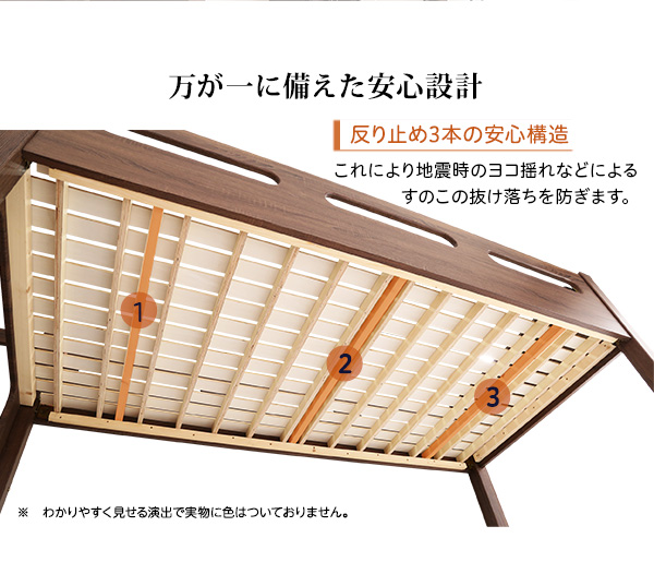 階段付きロフトベッド YOUICK ユーイック 商品説明画像11