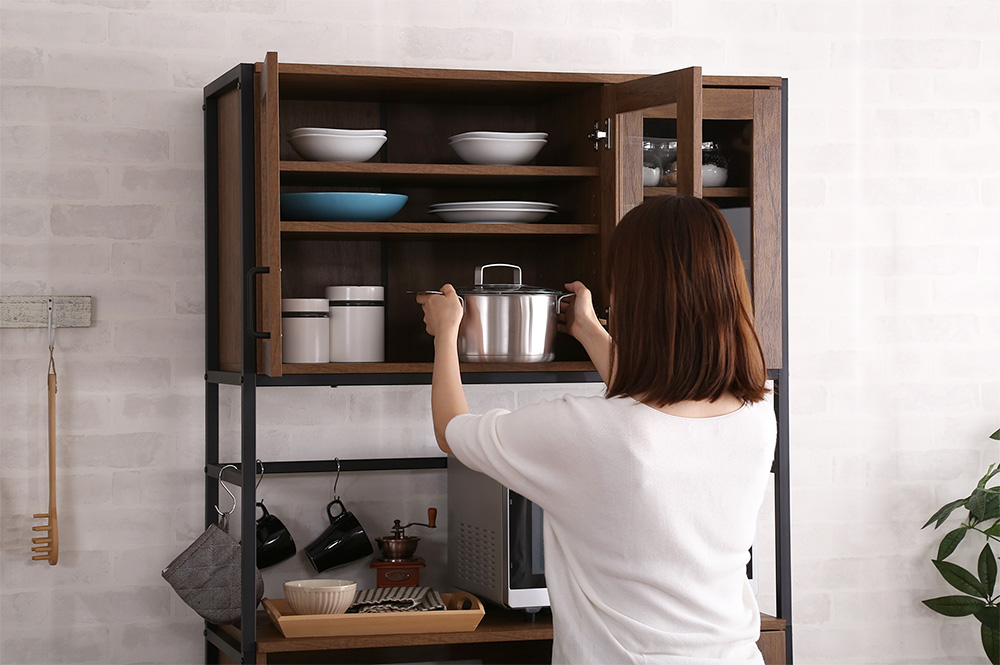 ヴィンテージ食器棚(幅93.5cm) GREACK グリック 商品追加画像10