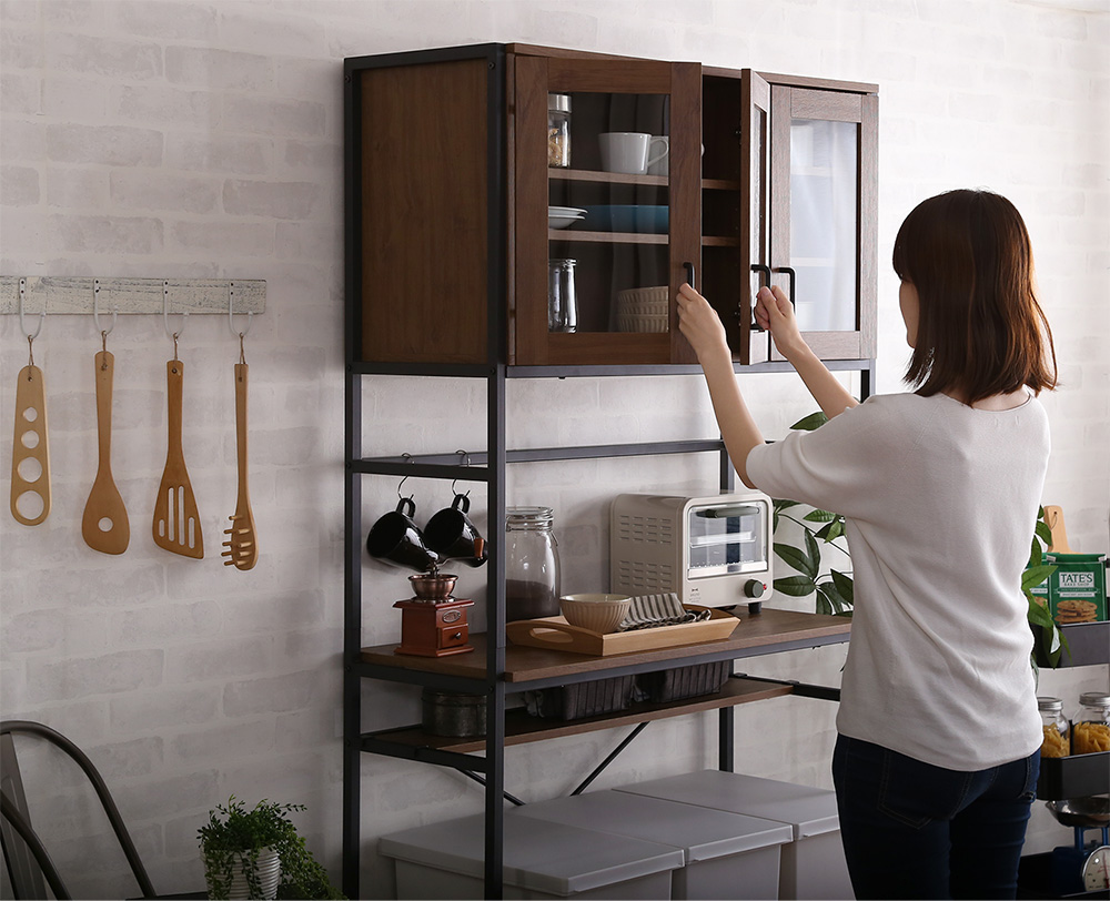 ヴィンテージごみ箱上ラック ワイドタイプ GREACK グリック 商品追加画像15