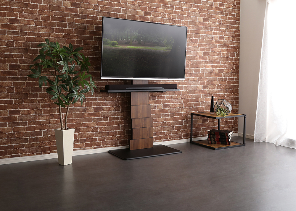 デザインテレビスタンド ハイスイングタイプ 専用棚セット BROART ブラート 商品追加画像1