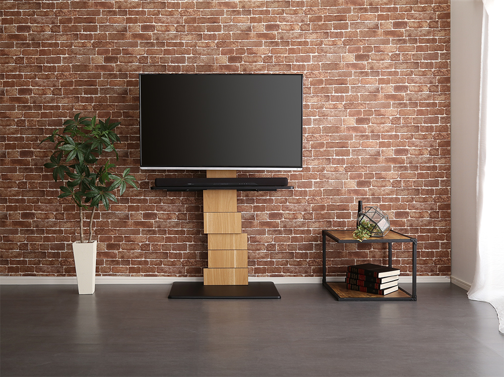 デザインテレビスタンド ハイスイングタイプ 専用棚セット BROART ブラート 商品追加画像2