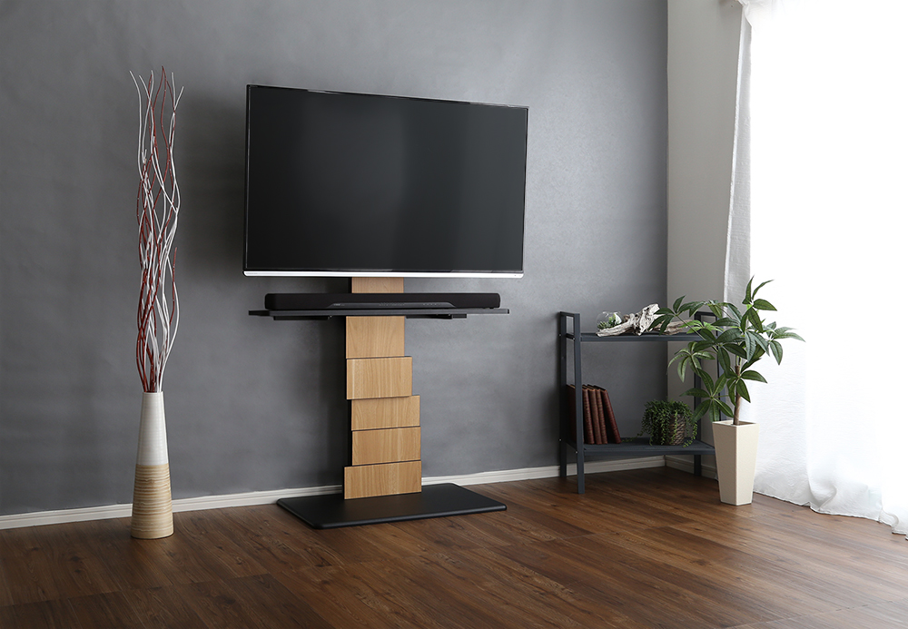 デザインテレビスタンド ハイスイングタイプ 専用棚セット BROART ブラート 商品追加画像4