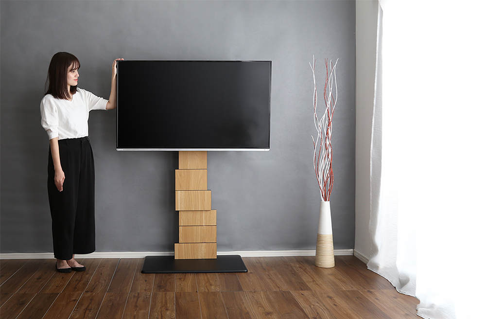 デザインテレビスタンド ハイスイングタイプ 専用棚セット BROART ブラート 商品追加画像24
