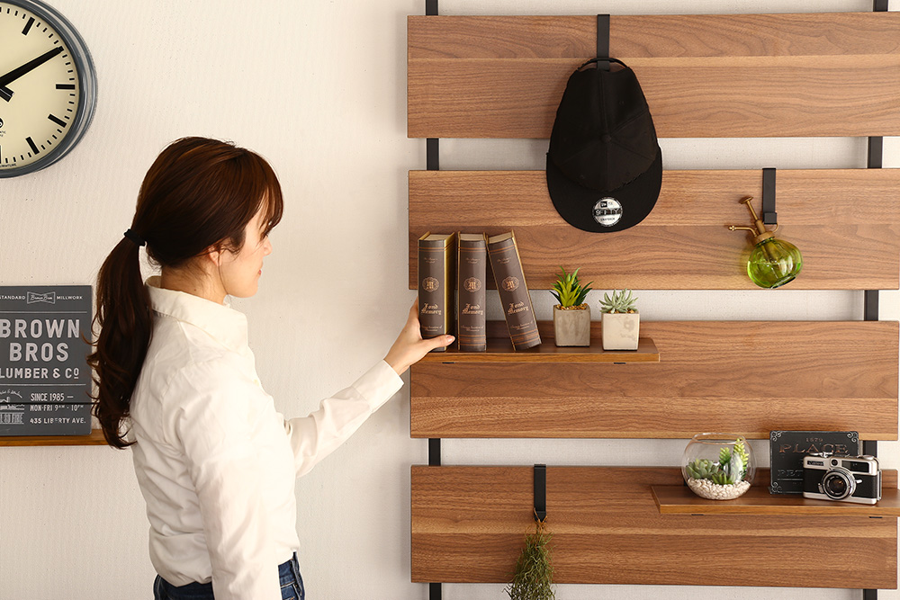 突っ張り木板ラダーラック（幅60cm） Escala エスカーラ 商品追加画像13