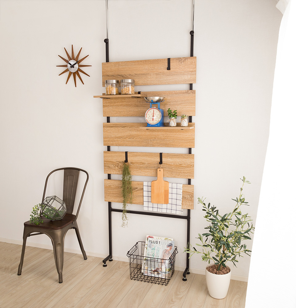 突っ張り木板ラダーラック（幅60cm） Escala エスカーラ 商品追加画像19