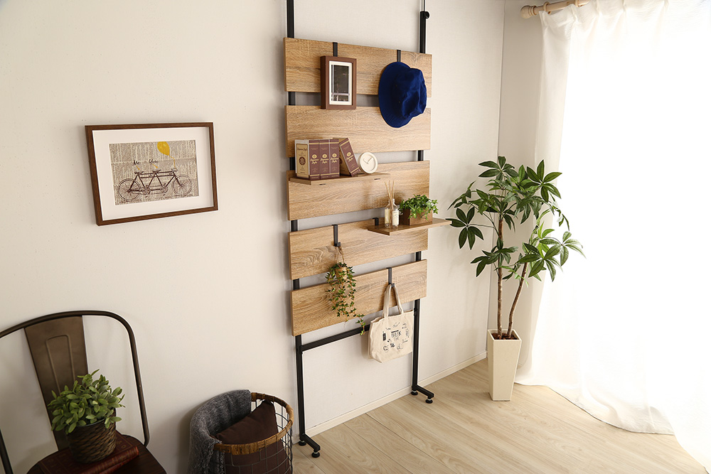 突っ張り木板ラダーラック（幅80cm） Escala エスカーラ 商品追加画像12